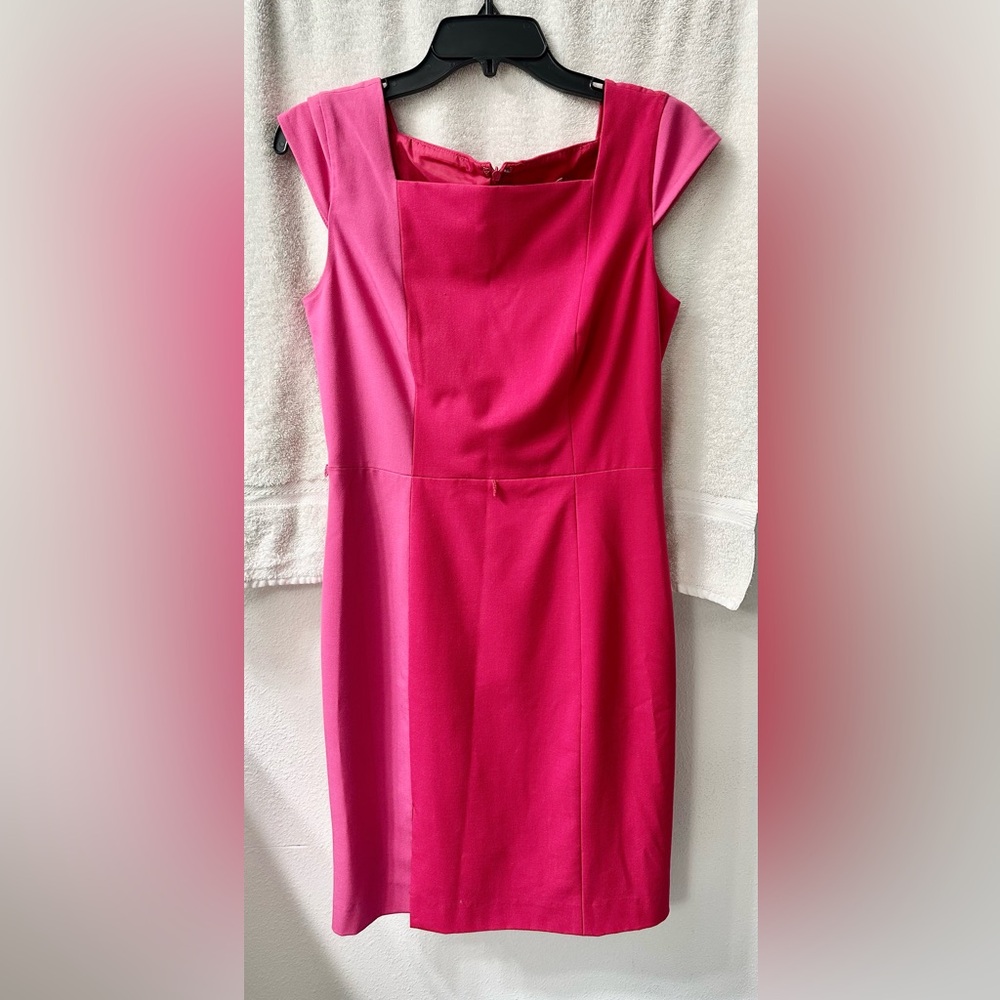 Vibrant Pink Sleeveless Dress